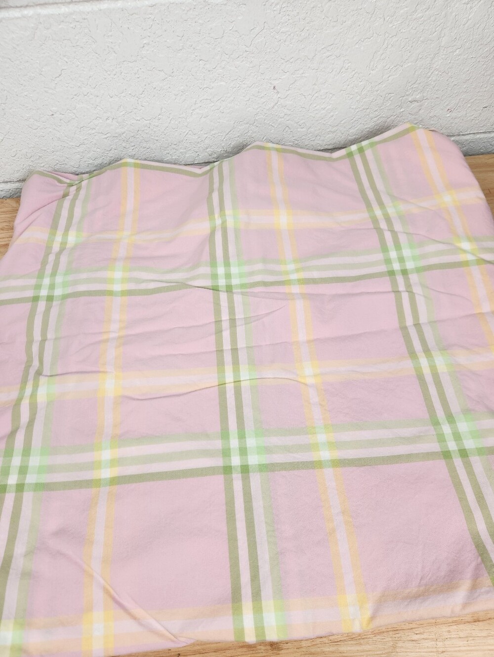 Pottery Barn Kids Pink Plaid"Full/Queen Duvet Cover Cottagecore Girly Cotton